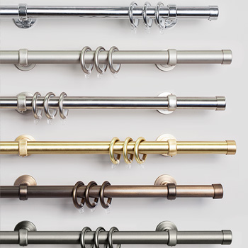 Stainless steel curtain rod